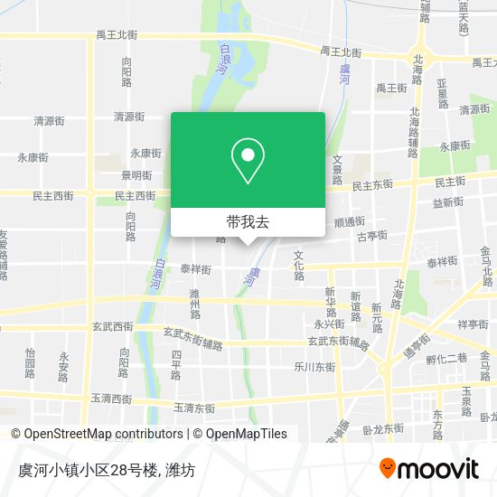 虞河小镇小区28号楼地图
