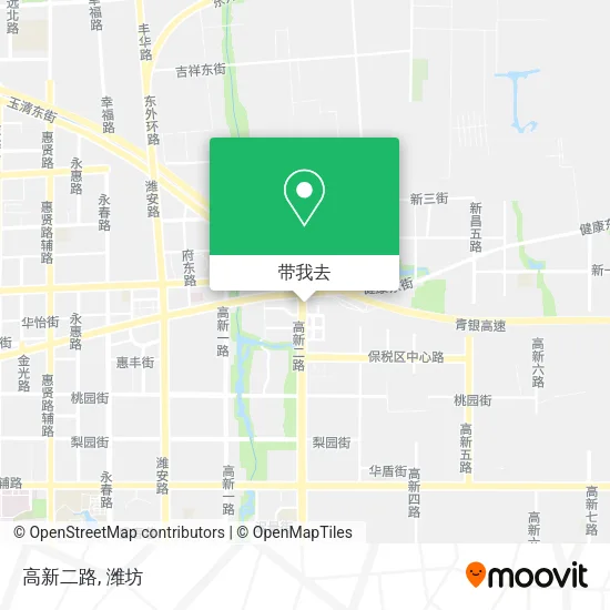 高新二路地图