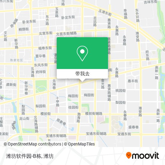 潍坊软件园-B栋地图
