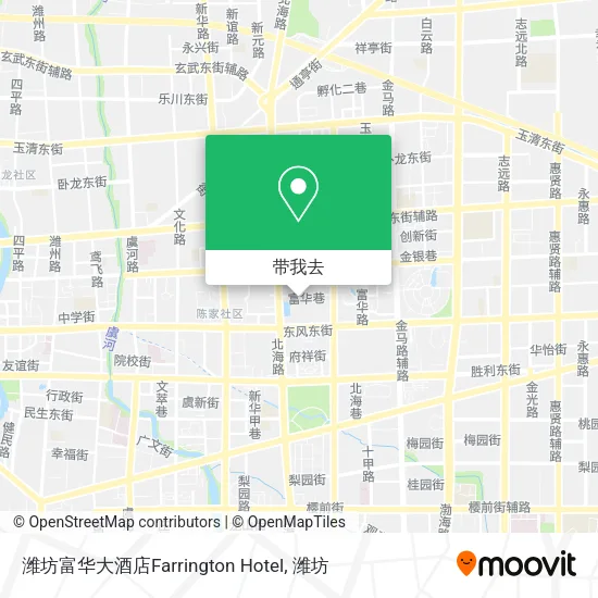 潍坊富华大酒店Farrington Hotel地图