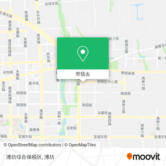潍坊综合保税区地图