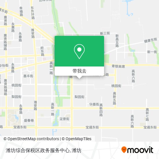 潍坊综合保税区政务服务中心地图