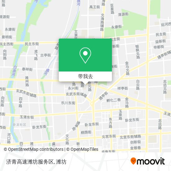 济青高速潍坊服务区地图