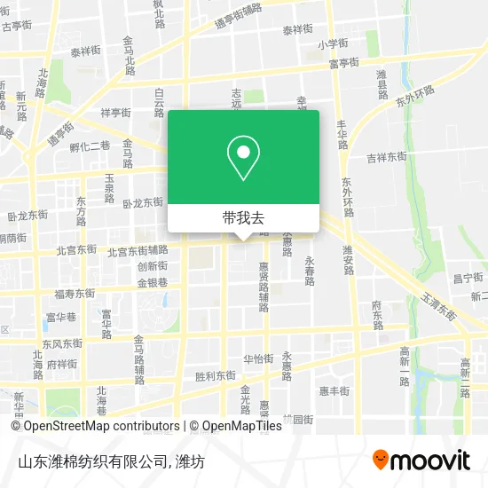 山东潍棉纺织有限公司地图
