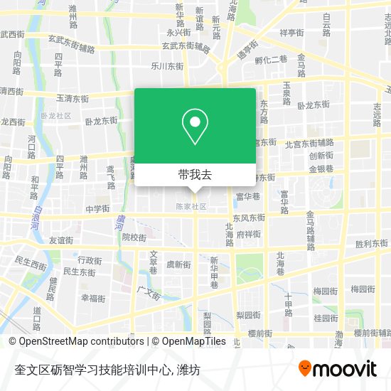 奎文区砺智学习技能培训中心地图