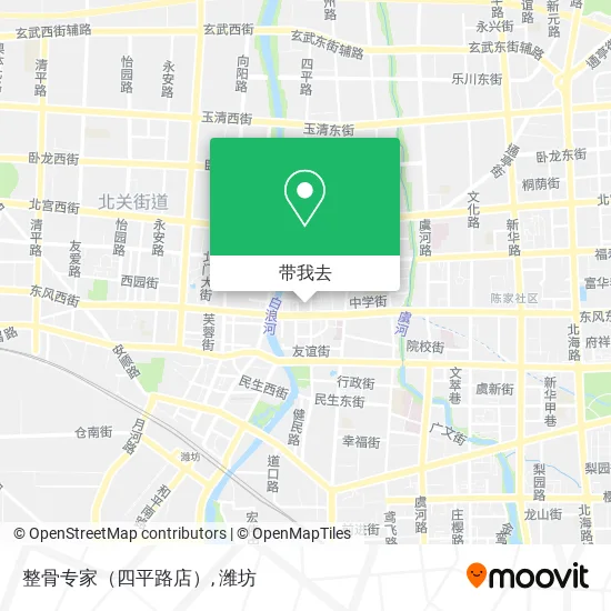 整骨专家（四平路店）地图