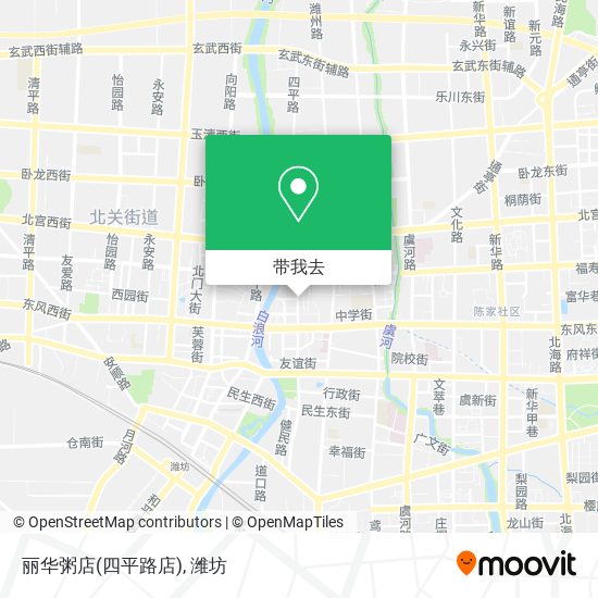 丽华粥店(四平路店)地图