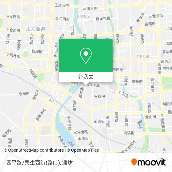 四平路/民生西街(路口)地图
