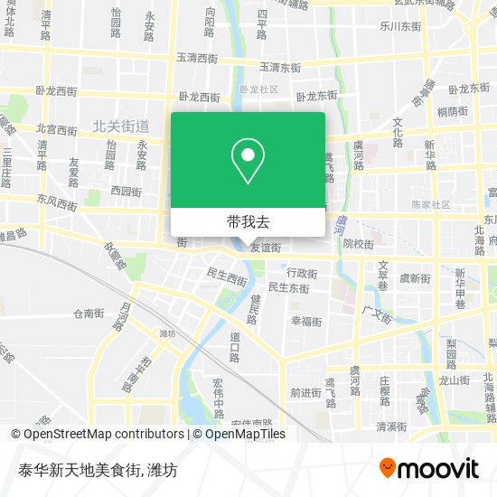 泰华新天地美食街地图