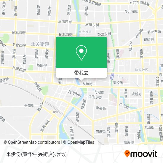 来伊份(泰华中兴街店)地图