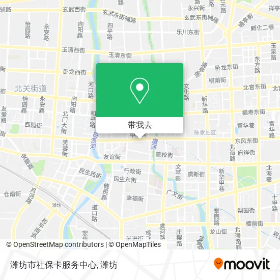 潍坊市社保卡服务中心地图