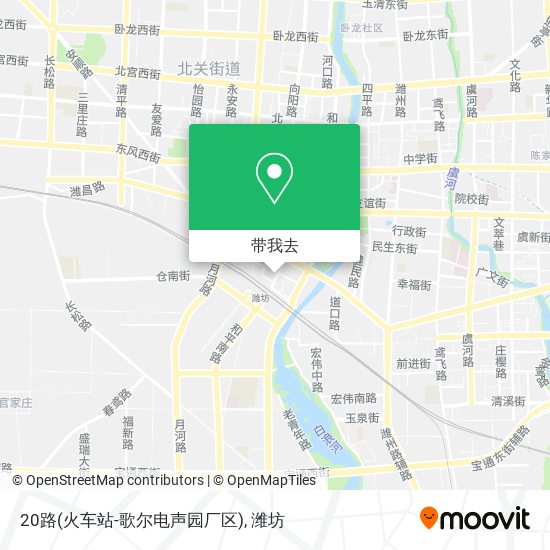20路(火车站-歌尔电声园厂区)地图