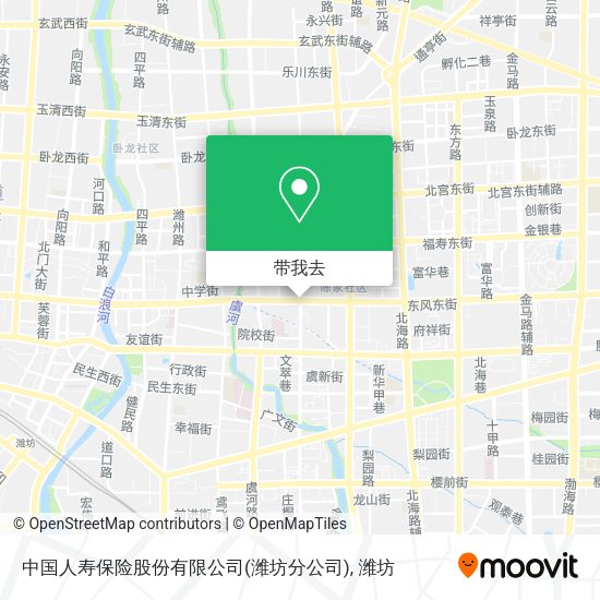 中国人寿保险股份有限公司(潍坊分公司)地图