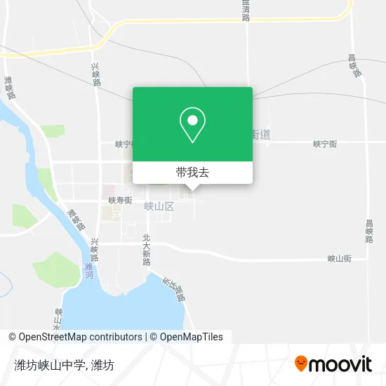 潍坊峡山中学地图