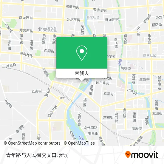 青年路与人民街交叉口地图