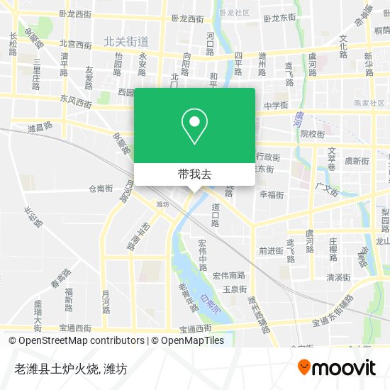 老潍县土炉火烧地图