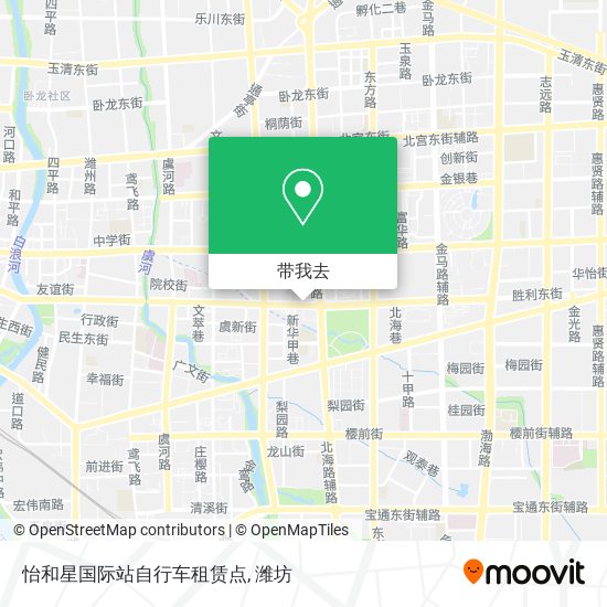 怡和星国际站自行车租赁点地图