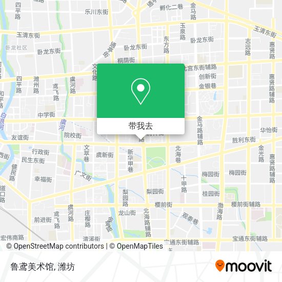 鲁鸢美术馆地图