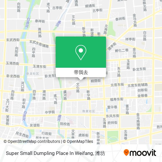 Super Small Dumpling Place In Weifang地图
