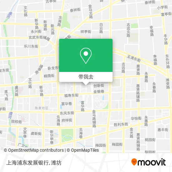 上海浦东发展银行地图