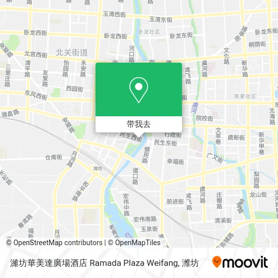 濰坊華美達廣場酒店 Ramada Plaza Weifang地图