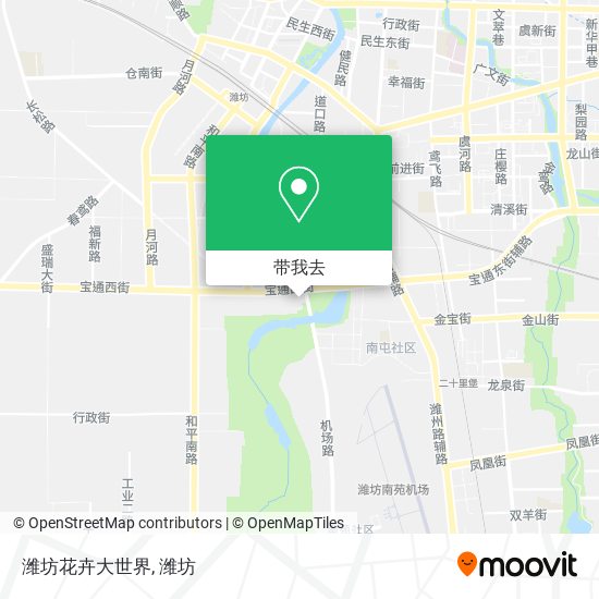 潍坊花卉大世界地图