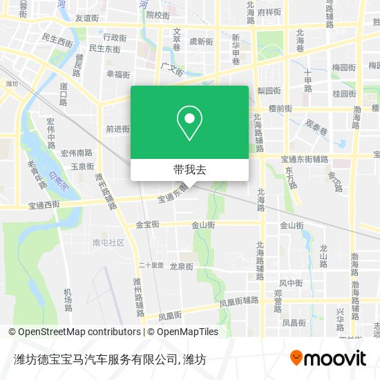 潍坊德宝宝马汽车服务有限公司地图