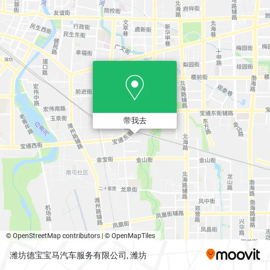 潍坊德宝宝马汽车服务有限公司地图