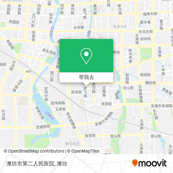 潍坊市第二人民医院地图