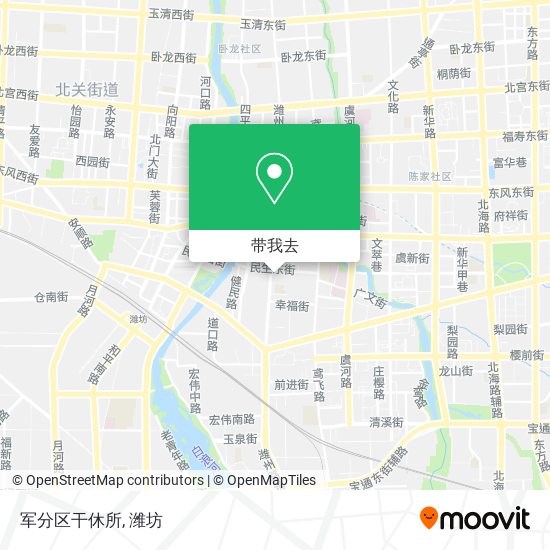 军分区干休所地图