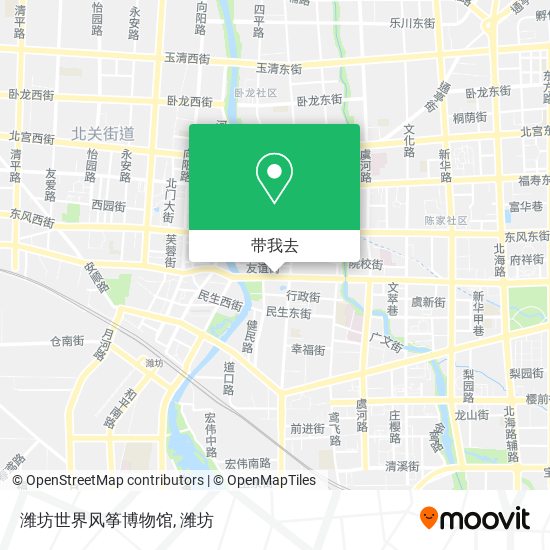 潍坊世界风筝博物馆地图