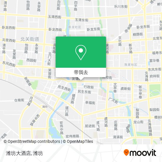 潍坊大酒店地图