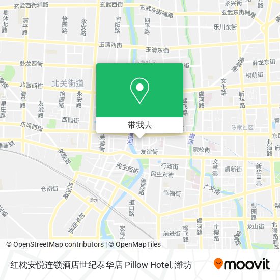 红枕安悦连锁酒店世纪泰华店 Pillow Hotel地图