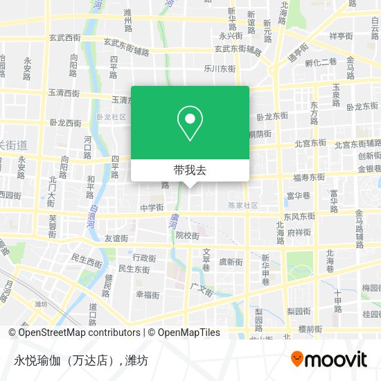 永悦瑜伽（万达店）地图