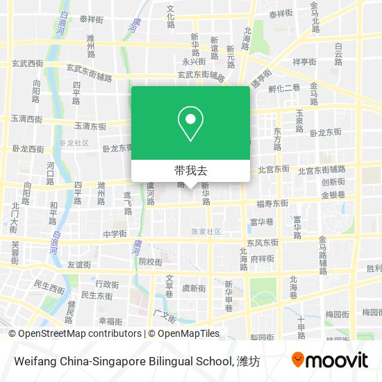 Weifang China-Singapore Bilingual School地图
