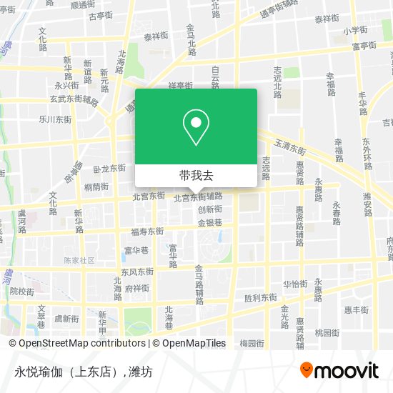 永悦瑜伽（上东店）地图