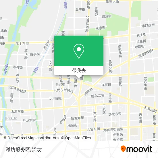潍坊服务区地图
