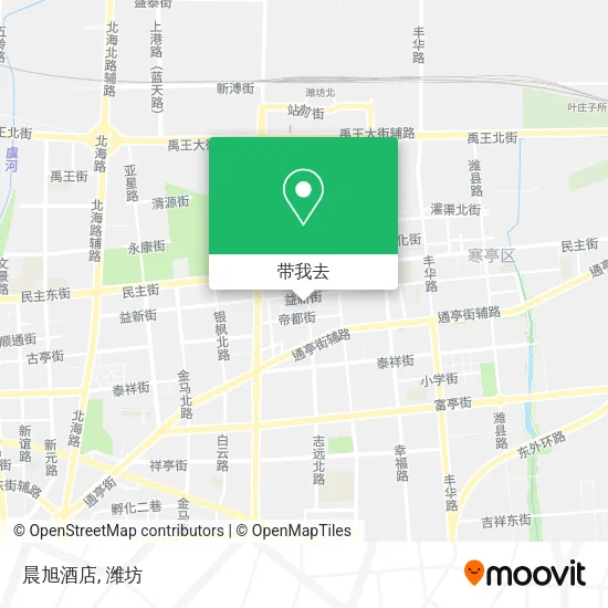 晨旭酒店地图