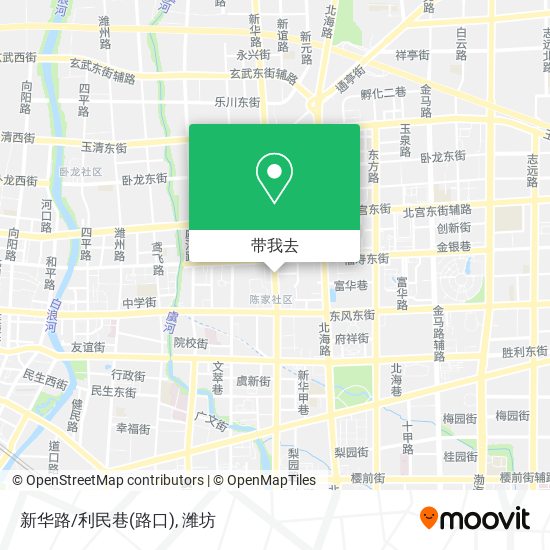 新华路/利民巷(路口)地图