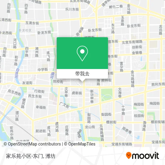 家乐苑小区-东门地图