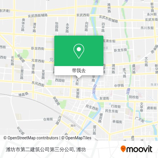 潍坊市第二建筑公司第三分公司地图
