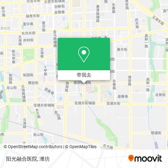 阳光融合医院地图