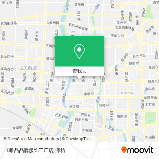 T.唯品品牌服饰工厂店地图