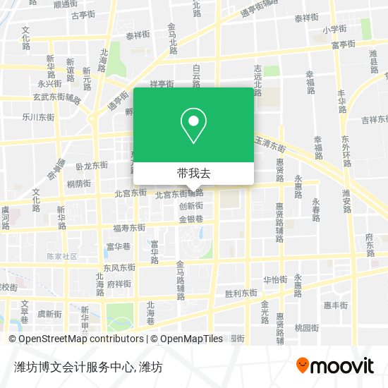 潍坊博文会计服务中心地图