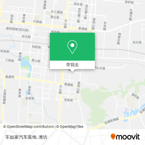 车如家汽车装饰地图