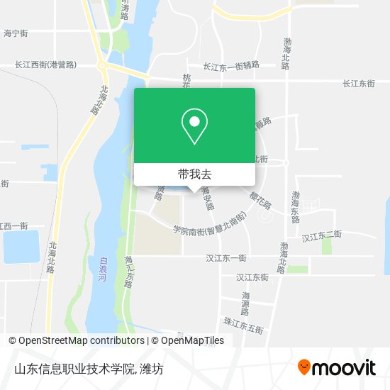 山东信息职业技术学院地图