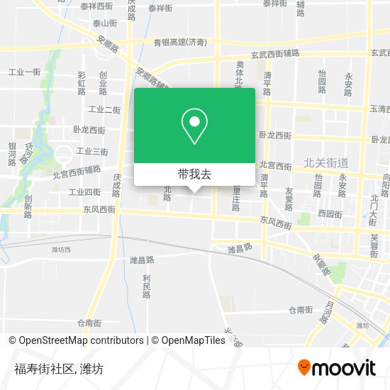 福寿街社区地图