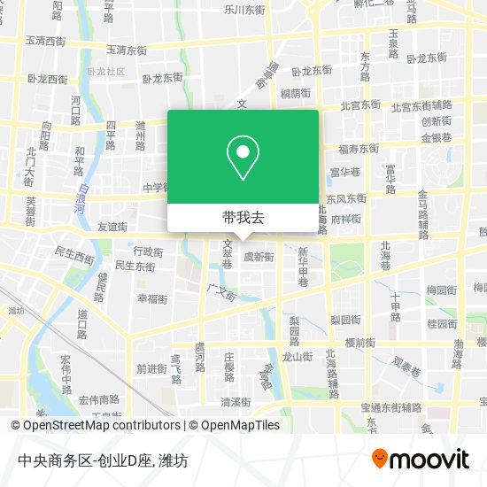 中央商务区-创业D座地图