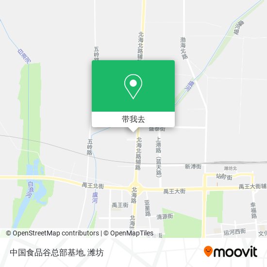 中国食品谷总部基地地图