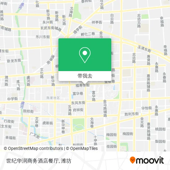 世纪华润商务酒店餐厅地图